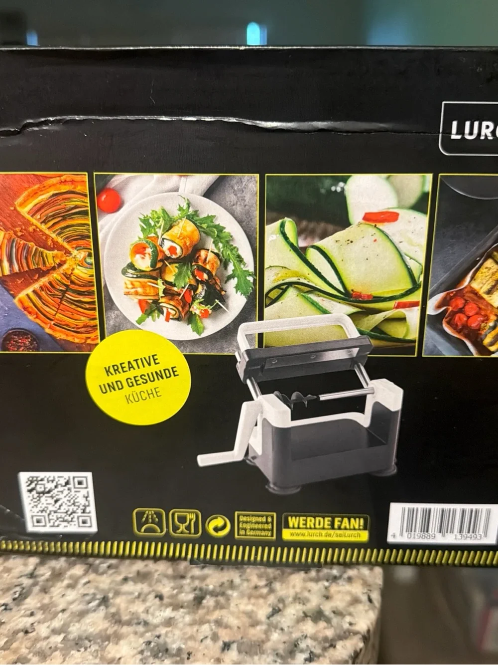 Catto Vegetable Sheet Slicer - Black